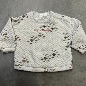 Zara Baby Quilted Sweatshirt | Size 6–9 Months | Great Condition